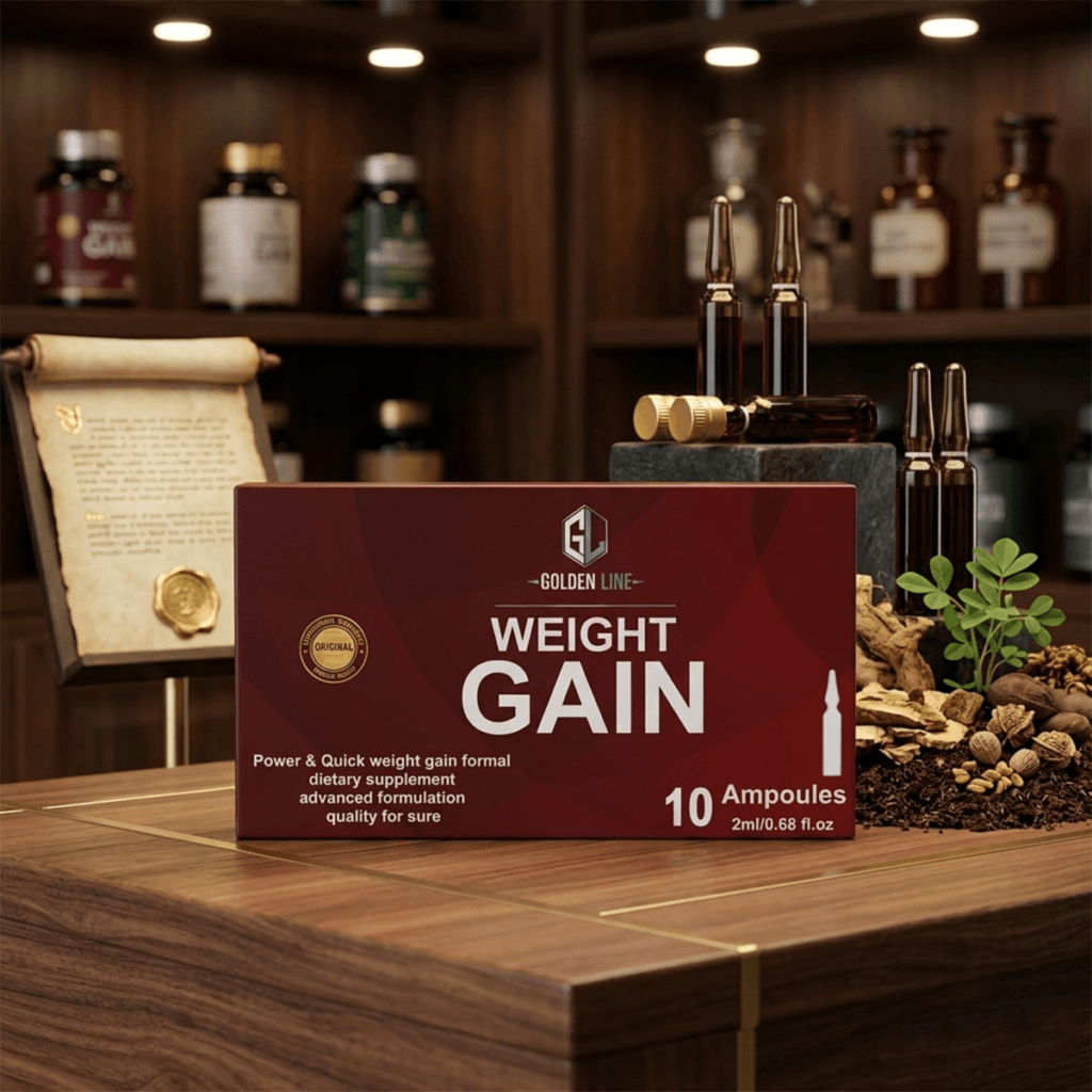 Golden Line Weight Gain 10 Ampoules for fast healthy weight gain