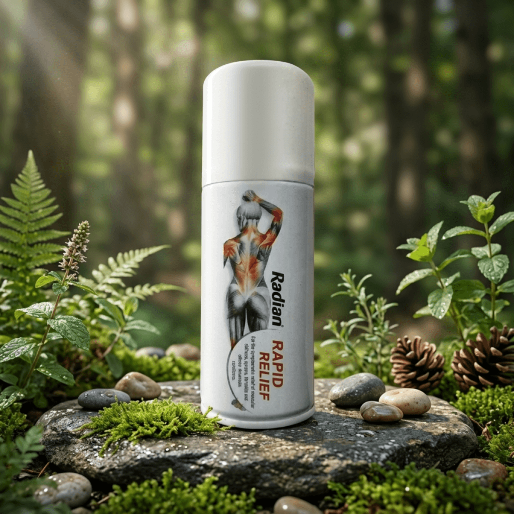 Radian Rapid Relief Spray for fast muscle pain relief