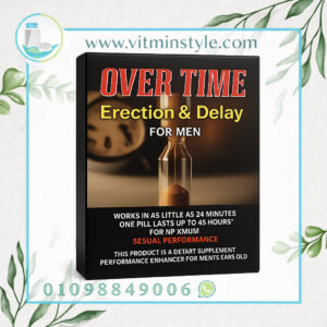 Over Time للانتصاب والتأخير 2 قرص مكمل غذائي للرجال