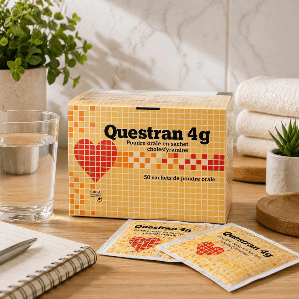 كويستران-4-جم-مسحوق-كوليسترامين-عبوة-50-كي-Questran-4g-Cholestyramine-Powder-50-Oral-Sachets 4