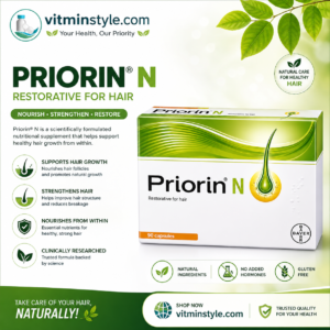 برايورين ان Priorin N 90 كبسولة لدعم صحة الشعر من فيتامين استايل